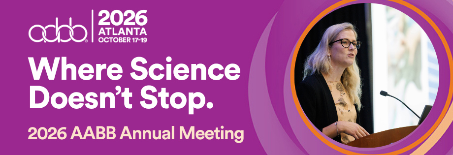 AABB 2026 Atlanta October 17-19. Where Science Doesn't Stop.
