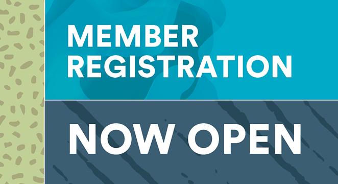 Member Registration Now Open