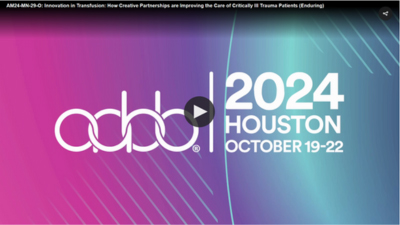 Innovation in Transfusion Video