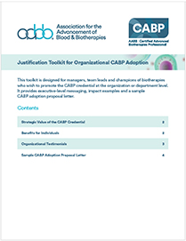 CABP Justification Toolkit for Organizations