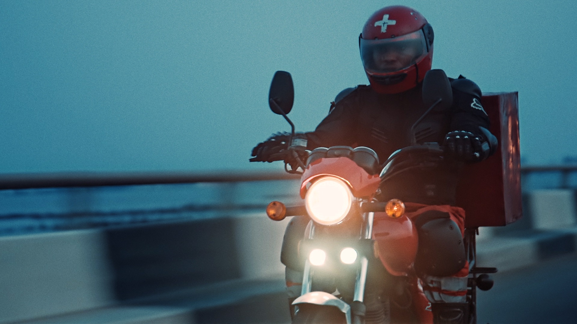 blood delivery motorcycle