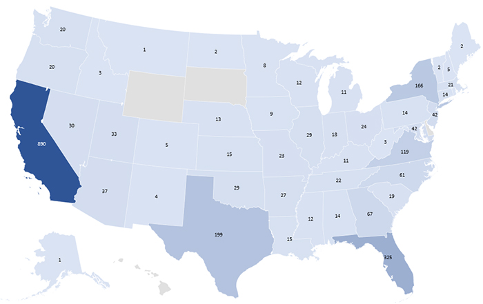 Confirmed Chagas Map