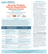 Severity Grading Tool for Donor Adverse Events