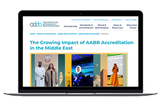 The Growing Impact of AABB Accreditation in the Middle East